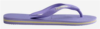 Havaianas Brasil Logo Σαγιονάρες σε Μωβ Χρώμα