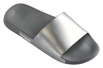 Havaianas Classic Slides Metallic Steel