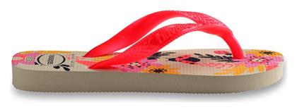 Havaianas Παιδικές Σαγιονάρες Flip Flops Μπεζ Flores από το Altershops