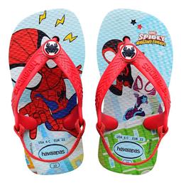 Havaianas Παιδικές Σαγιονάρες Flip Flops Κόκκινες Baby Marvel από το Cosmossport