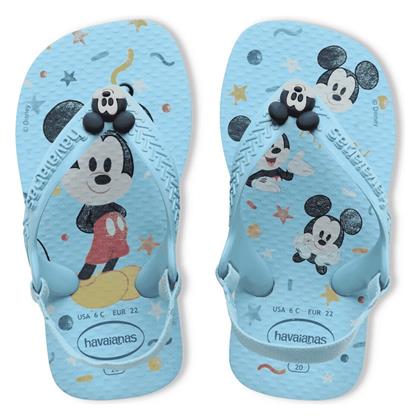 Havaianas Παιδικές Σαγιονάρες Flip Flops Mickey Γαλάζιες