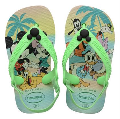 Havaianas Παιδικές Σαγιονάρες Flip Flops Mickey Πράσινες Baby Mickey από το Epapoutsia