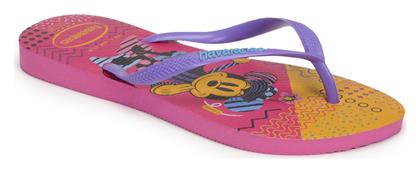 Havaianas Παιδικές Σαγιονάρες Flip Flops Minnie Μωβ Slim Disney Cool από το Plus4u