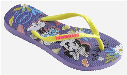 Havaianas Παιδικές Σαγιονάρες Flip Flops Minnie Μωβ Slim Disney Cool