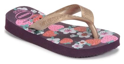 Havaianas Παιδικές Σαγιονάρες Flip Flops Μωβ Flores από το Spartoo