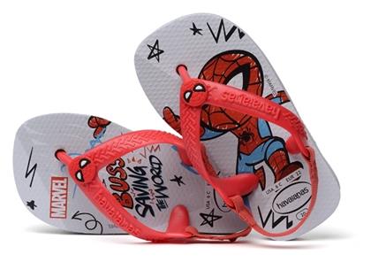 Havaianas Παιδικές Σαγιονάρες Flip Flops Spider-Man Λευκές από το Cosmossport