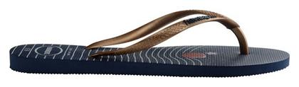 Havaianas Slim Nautical Σαγιονάρες σε Χρυσό Χρώμα