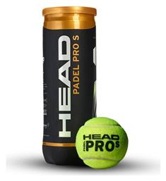 Head Pro S Μπαλάκια Padel για Προπόνηση 3τμχ