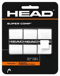 Head Super Comp 014779 Overgrip Λευκό 3τμχ