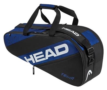 Head Team Racquet Τσάντα Πλάτης Τένις 6 Ρακετών Μαύρη