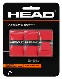 Head Xtreme Soft Overgrip Κόκκινο 3τμχ