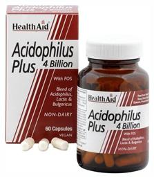 Health Aid Acidophilus Plus 4 Billion με Προβιοτικά και Πρεβιοτικά 60 κάψουλες από το Pharm24