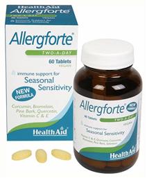 Health Aid Allergforte Two a Day Βιταμίνη για Ενέργεια & Ανοσοποιητικό 60 κάψουλες από το Pharm24