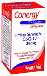 Health Aid Conergy CoQ-10 30mg 90 κάψουλες