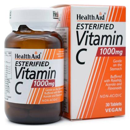 Health Aid Esterified Vitamin C Βιταμίνη για Ενέργεια & Ανοσοποιητικό 1000mg 30 ταμπλέτες