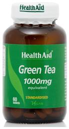 Health Aid Green Tea 1000mg 60 ταμπλέτες από το Pharm24