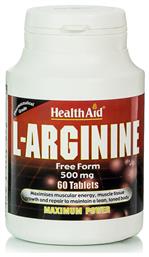 Health Aid L-Arginine 60 ταμπλέτες Unflavoured