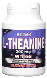 Health Aid L-Theanine 200mg 60 ταμπλέτες Unflavoured