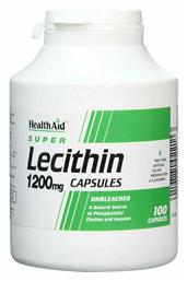 Health Aid Lecithin Συμπλήρωμα Διατροφής με Λεκιθίνη 1200mg 100 κάψουλες