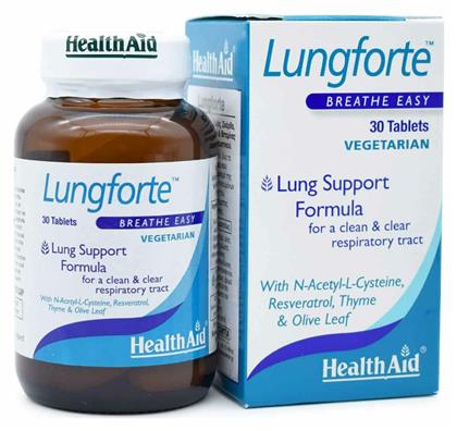 Health Aid Lungforte Breathe Easy 30 ταμπλέτες από το Pharm24