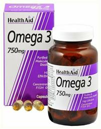 Health Aid Omega 3 Ιχθυέλαιο 750mg 30 κάψουλες