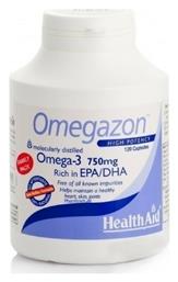 Health Aid Omegazon Ιχθυέλαιο 750mg 120 κάψουλες από το Pharm24