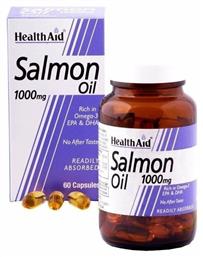 Health Aid Salmon Oil Ιχθυέλαιο Κατάλληλο για Παιδιά 1000mg 60 μαλακές κάψουλες από το Pharm24