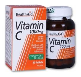 Health Aid Vitamin C Bioflavonoids 30 tabs Βιταμίνη για Ενέργεια & Ανοσοποιητικό 1000mg 30 ταμπλέτες