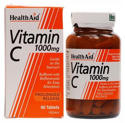 Health Aid Vitamin C Bioflavonoids 60 tabs Βιταμίνη για Ενέργεια & Ανοσοποιητικό 1000mg 60 ταμπλέτες από το Pharm24