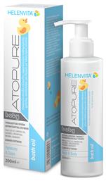 Helenvita Atopure Baby Bath Oil για Ατοπικό Δέρμα 200ml με Αντλία