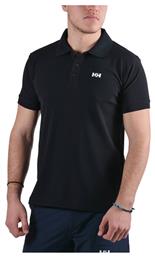 Helly Hansen Driftline Ανδρικό Αθλητικό T-shirt Κοντομάνικο Polo Μαύρο