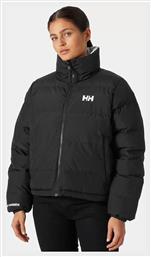 Helly Hansen Κοντό Γυναικείο Puffer Μπουφάν Διπλής Όψης Μαύρο