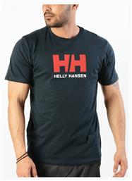 Helly Hansen Logo T-shirt Navy Μπλε