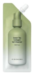 Hidehere Green Tea Collagen Gel Καθαρισμού Προσώπου 25ml