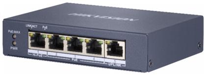 Hikvision 4 Ports Gigabit Unmanaged PoE Switch DS-3E0505HP-E