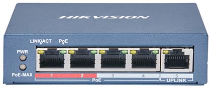 Hikvision DS-3E0105P-E(B) Unmanaged L2 PoE+