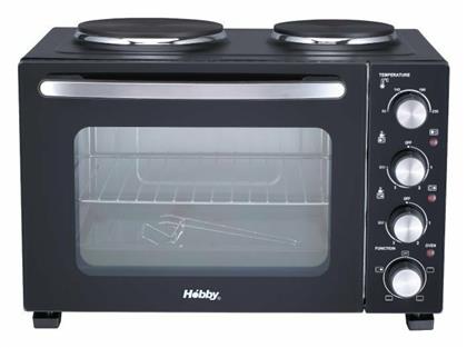 Hobby HEO-40370 Ηλεκτρικό Φουρνάκι 35lt με 2 Εστίες