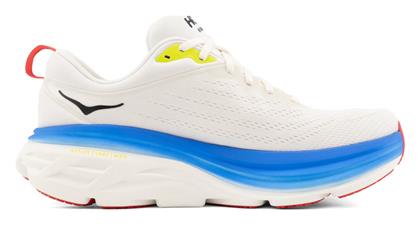 Hoka Bondi 8 Ανδρικά Αθλητικά Παπούτσια Running Blanc De Blanc / Virtual Blue από το Outletcenter