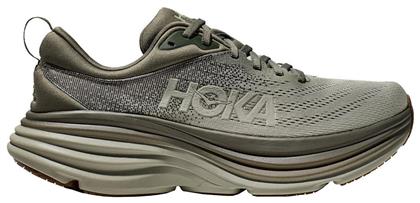 Hoka Bondi 8 Ανδρικά Αθλητικά Παπούτσια Running Khaki από το Modivo