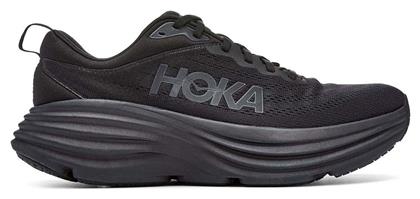 Hoka Bondi 8 Ανδρικά Αθλητικά Παπούτσια Running Μαύρα