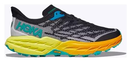 Hoka Sky Run Speedgoat 5 Ανδρικά Αθλητικά Παπούτσια Trail Running Μαύρα από το MybrandShoes