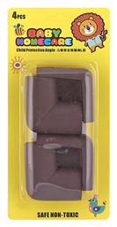 HOMie Προστατευτικά για Γωνίες με Αυτοκόλλητο από Πλαστικό 4τμχ