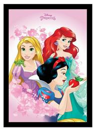 Houseart Παιδικός Πίνακας Rapunzel-Ariel-Snow White σε Καμβά 20x30εκ.