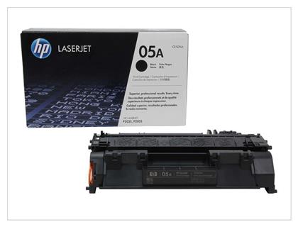 HP 05A Γνήσιο Toner Laser Εκτυπωτή Μαύρο 2300 Σελίδων (CE505A)