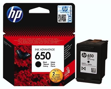 HP 650 Γνήσιο Μελάνι Εκτυπωτή InkJet