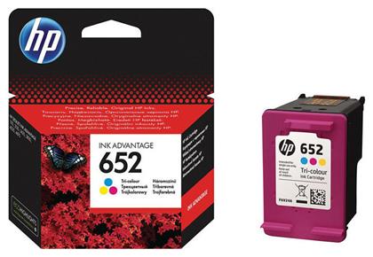 HP 652 Γνήσιο Μελάνι Εκτυπωτή InkJet Πολλαπλό (Color) (F6V24AE)