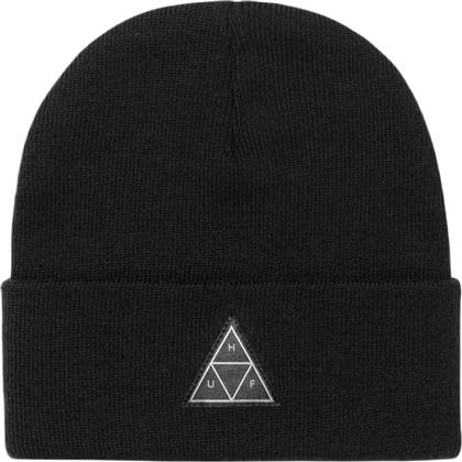 HUF Essentials Ανδρικός Beanie Σκούφος σε Μαύρο χρώμα