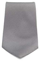 Hugo Boss Ανδρική Γραβάτα Μεταξωτή με Σχέδια σε Γκρι Χρώμα