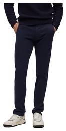 Hugo Boss Ανδρικό Παντελόνι Chino σε Slim Εφαρμογή Navy Μπλε από το Silenzio