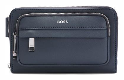 Hugo Boss Ανδρικό Τσαντάκι Μέσης Μπλε